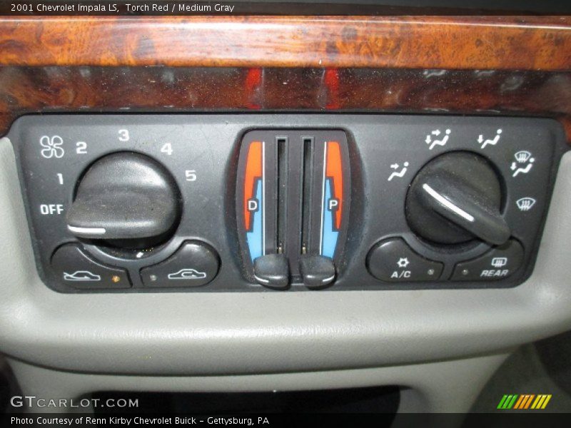 Torch Red / Medium Gray 2001 Chevrolet Impala LS