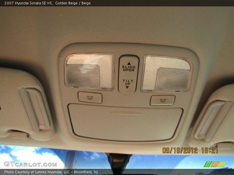 Golden Beige / Beige 2007 Hyundai Sonata SE V6