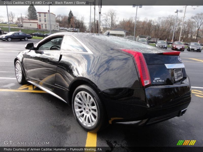Black Raven / Ebony 2011 Cadillac CTS 4 AWD Coupe