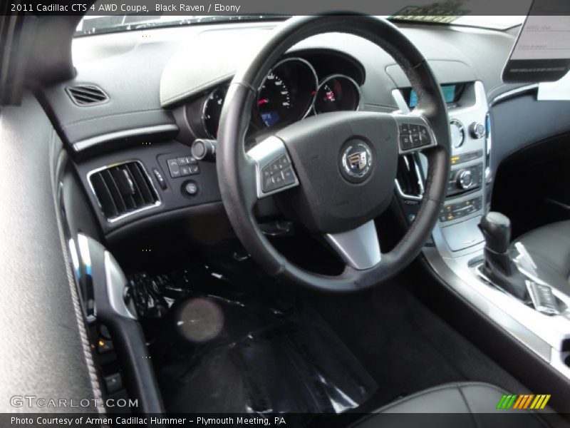 Black Raven / Ebony 2011 Cadillac CTS 4 AWD Coupe