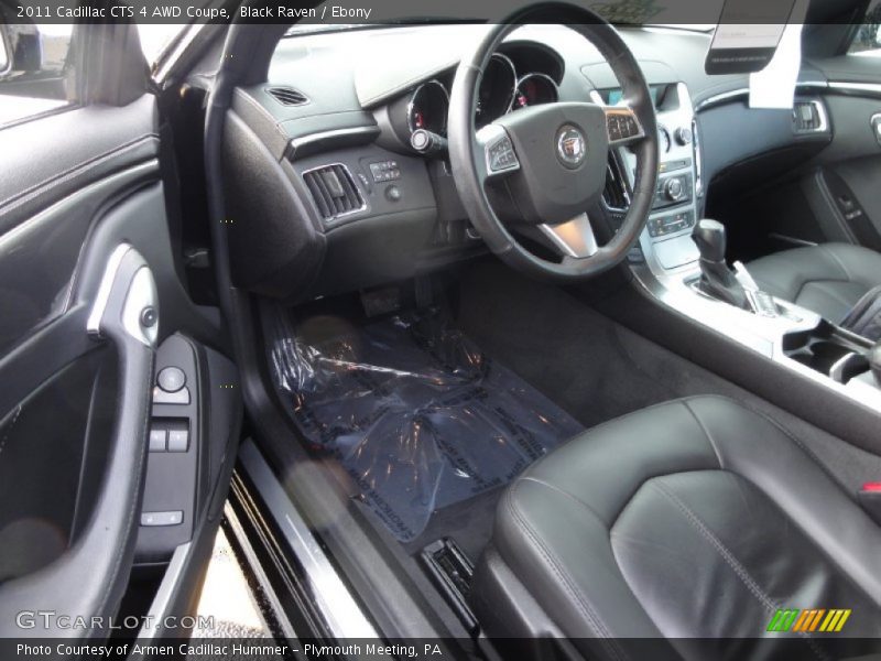 Black Raven / Ebony 2011 Cadillac CTS 4 AWD Coupe