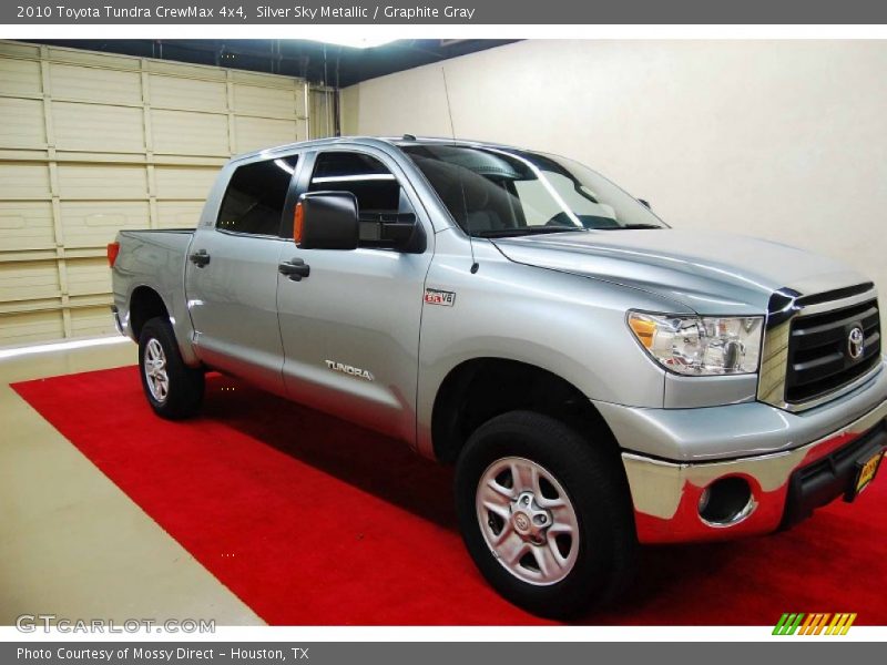 Silver Sky Metallic / Graphite Gray 2010 Toyota Tundra CrewMax 4x4