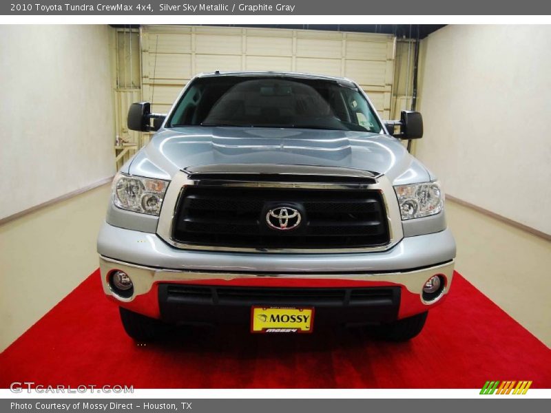 Silver Sky Metallic / Graphite Gray 2010 Toyota Tundra CrewMax 4x4