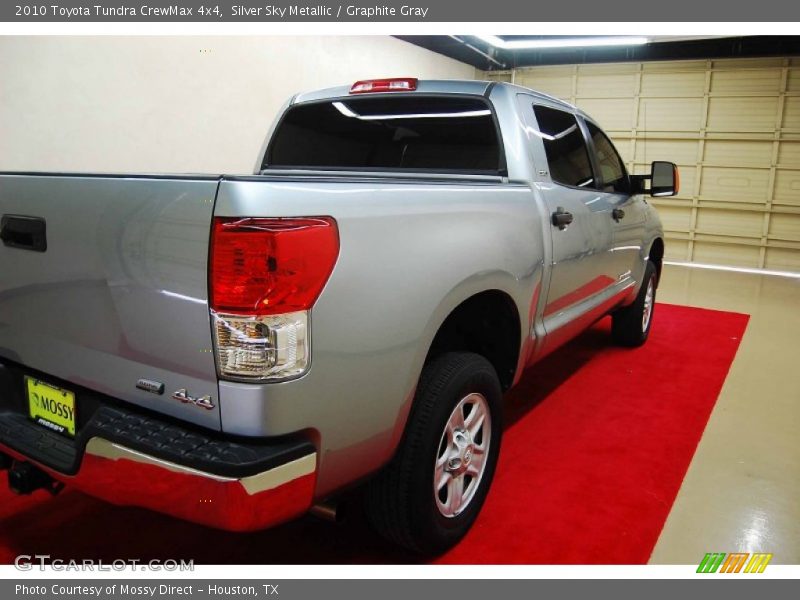 Silver Sky Metallic / Graphite Gray 2010 Toyota Tundra CrewMax 4x4
