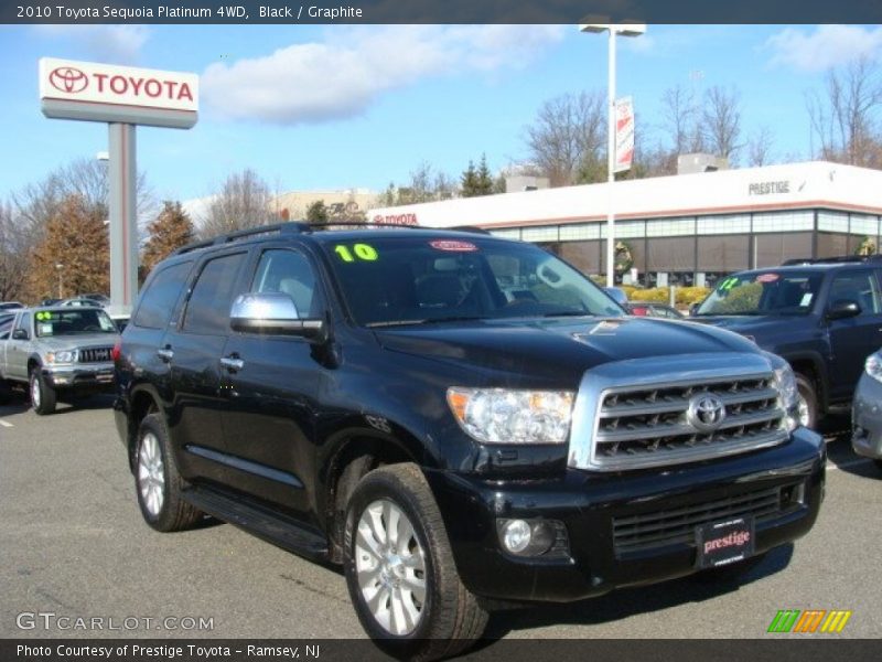 Black / Graphite 2010 Toyota Sequoia Platinum 4WD
