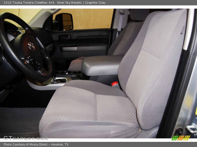 Silver Sky Metallic / Graphite Gray 2010 Toyota Tundra CrewMax 4x4