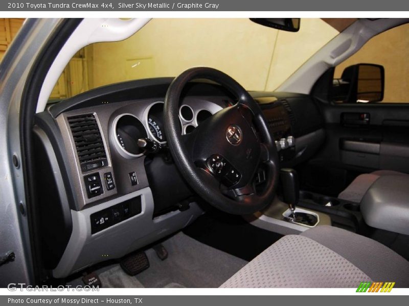 Silver Sky Metallic / Graphite Gray 2010 Toyota Tundra CrewMax 4x4