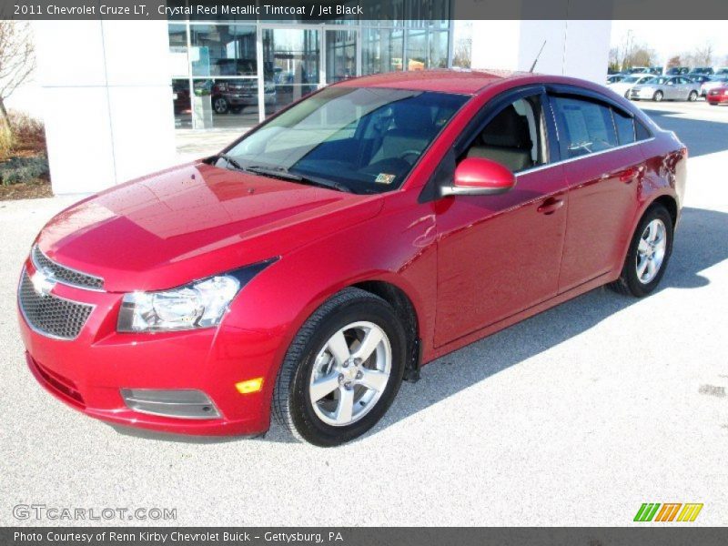 Crystal Red Metallic Tintcoat / Jet Black 2011 Chevrolet Cruze LT