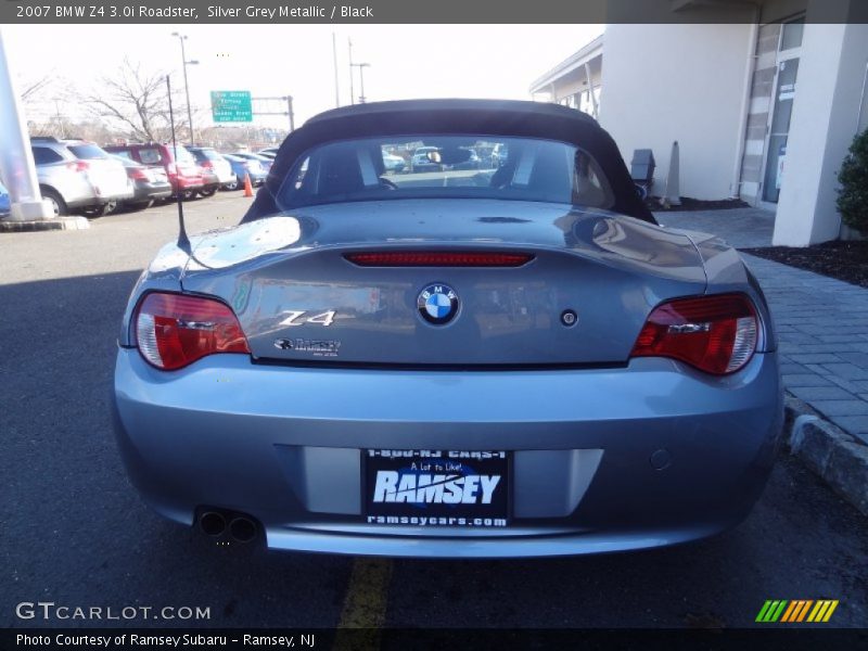 Silver Grey Metallic / Black 2007 BMW Z4 3.0i Roadster