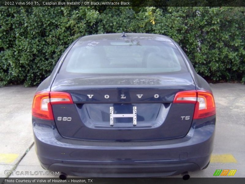 Caspian Blue Metallic / Off Black/Anthracite Black 2012 Volvo S60 T5