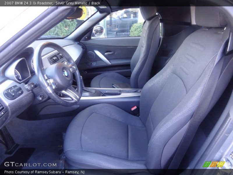 Silver Grey Metallic / Black 2007 BMW Z4 3.0i Roadster