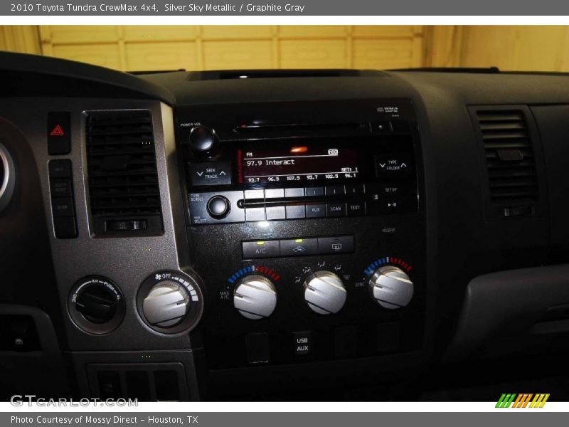 Silver Sky Metallic / Graphite Gray 2010 Toyota Tundra CrewMax 4x4