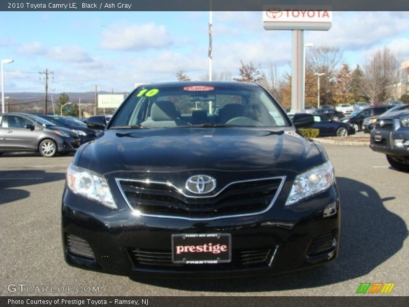 Black / Ash Gray 2010 Toyota Camry LE