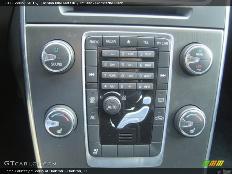 Caspian Blue Metallic / Off Black/Anthracite Black 2012 Volvo S60 T5