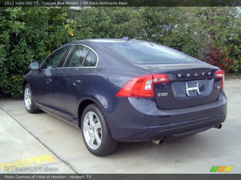 Caspian Blue Metallic / Off Black/Anthracite Black 2012 Volvo S60 T5