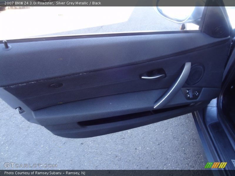 Silver Grey Metallic / Black 2007 BMW Z4 3.0i Roadster