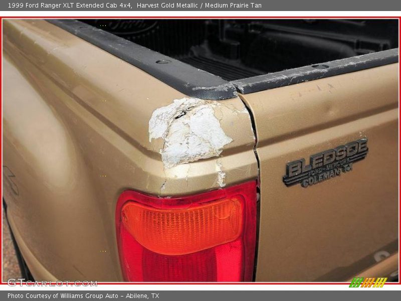 Harvest Gold Metallic / Medium Prairie Tan 1999 Ford Ranger XLT Extended Cab 4x4