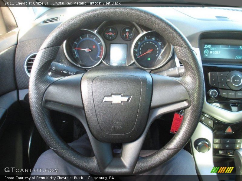 Crystal Red Metallic Tintcoat / Jet Black 2011 Chevrolet Cruze LT
