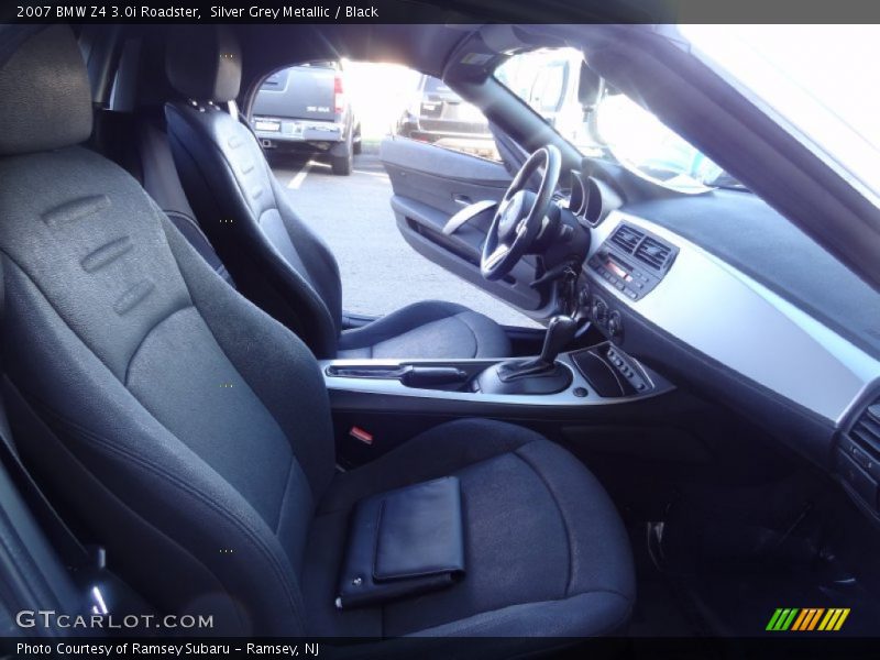 Silver Grey Metallic / Black 2007 BMW Z4 3.0i Roadster