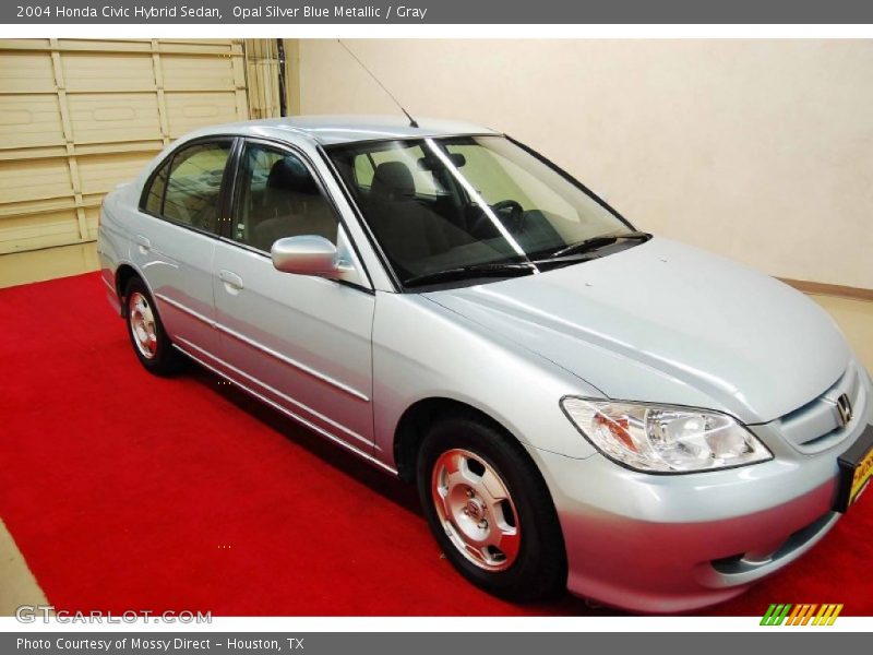 Opal Silver Blue Metallic / Gray 2004 Honda Civic Hybrid Sedan