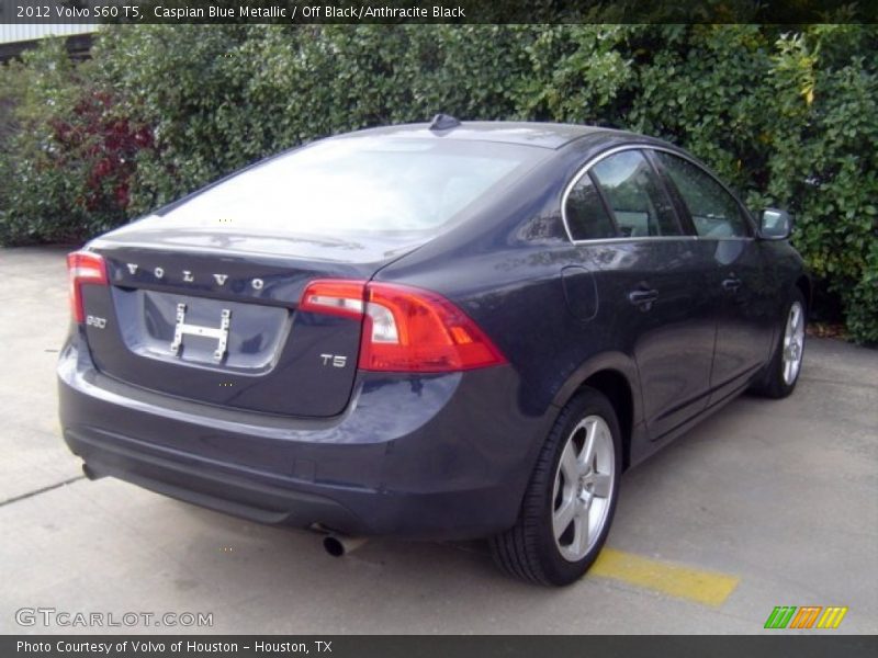 Caspian Blue Metallic / Off Black/Anthracite Black 2012 Volvo S60 T5