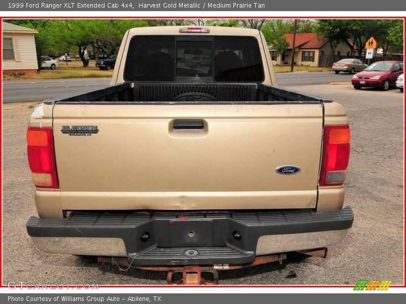 Harvest Gold Metallic / Medium Prairie Tan 1999 Ford Ranger XLT Extended Cab 4x4