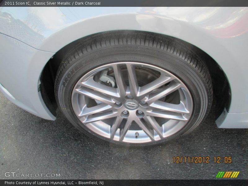 Classic Silver Metallic / Dark Charcoal 2011 Scion tC