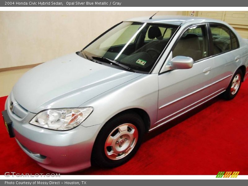 Opal Silver Blue Metallic / Gray 2004 Honda Civic Hybrid Sedan