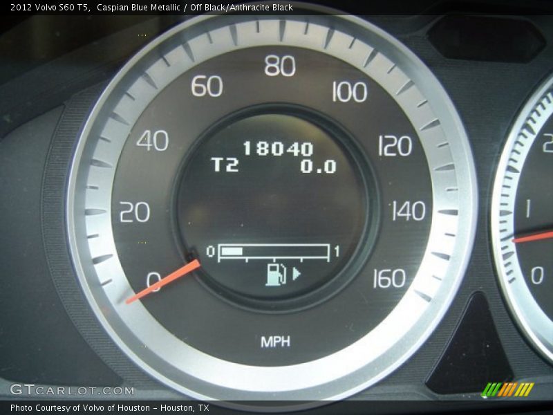 Caspian Blue Metallic / Off Black/Anthracite Black 2012 Volvo S60 T5