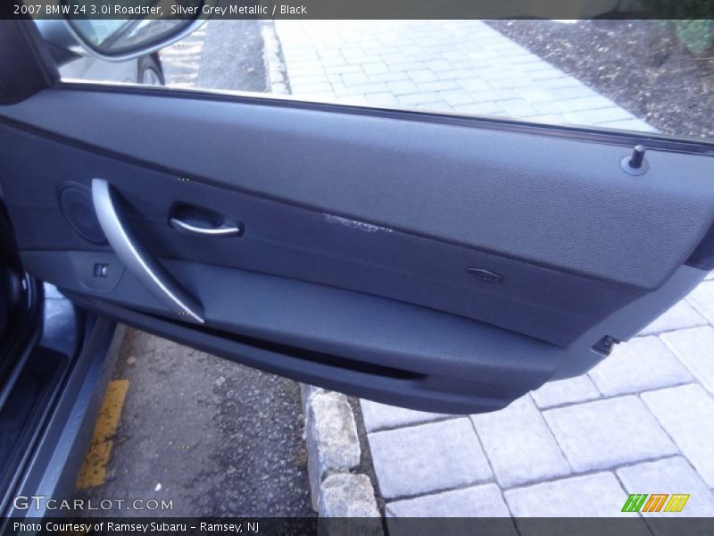 Silver Grey Metallic / Black 2007 BMW Z4 3.0i Roadster