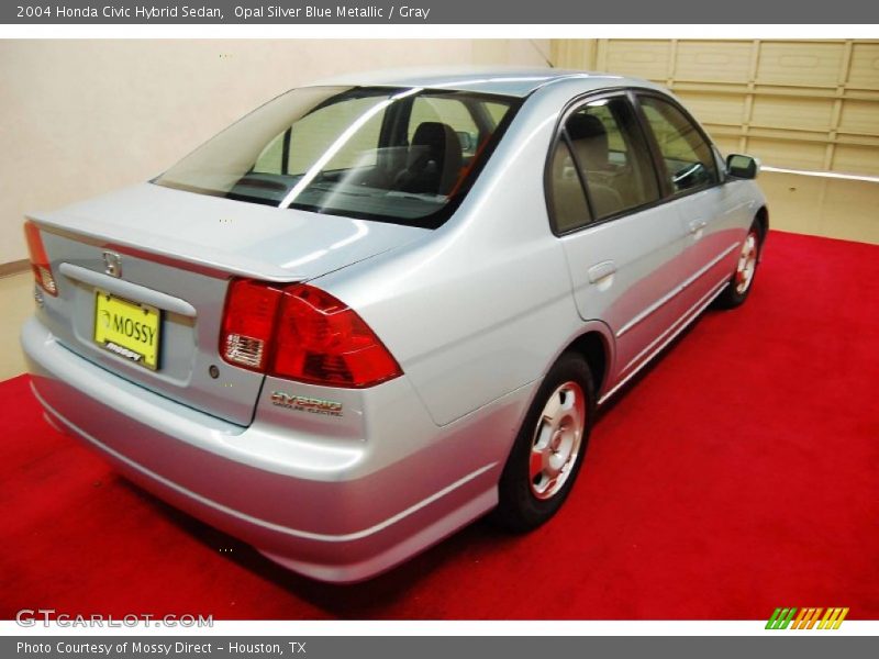 Opal Silver Blue Metallic / Gray 2004 Honda Civic Hybrid Sedan
