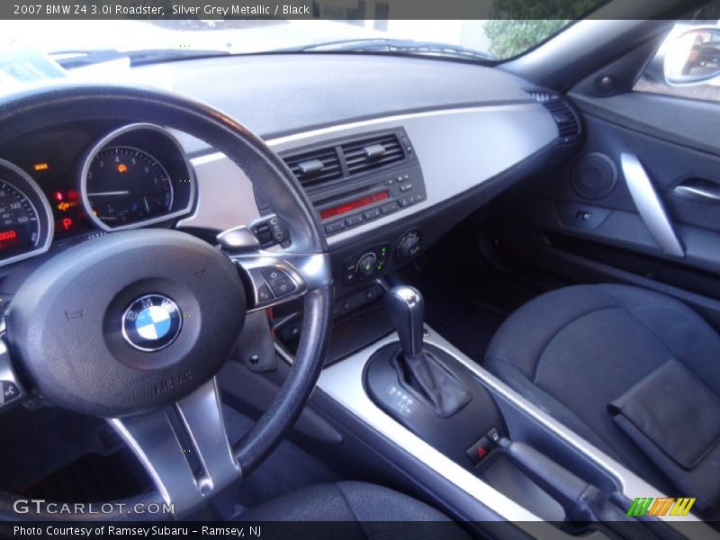 Silver Grey Metallic / Black 2007 BMW Z4 3.0i Roadster