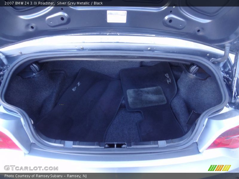 Silver Grey Metallic / Black 2007 BMW Z4 3.0i Roadster