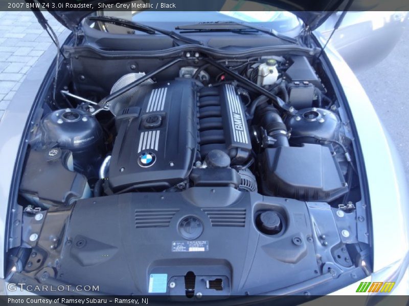 Silver Grey Metallic / Black 2007 BMW Z4 3.0i Roadster