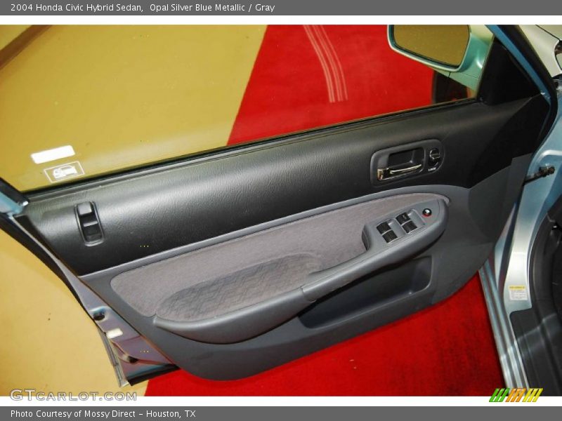 Opal Silver Blue Metallic / Gray 2004 Honda Civic Hybrid Sedan