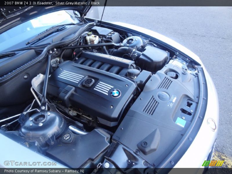 Silver Grey Metallic / Black 2007 BMW Z4 3.0i Roadster