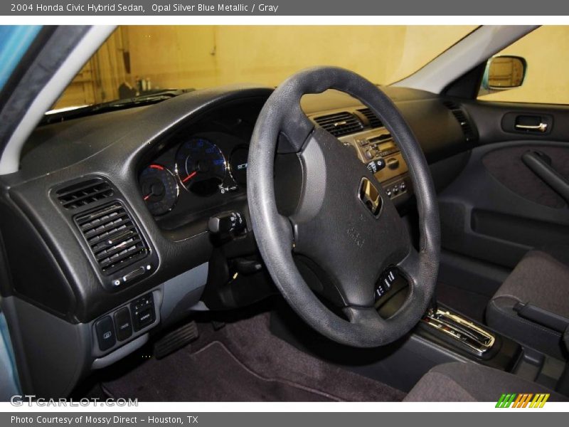 Opal Silver Blue Metallic / Gray 2004 Honda Civic Hybrid Sedan