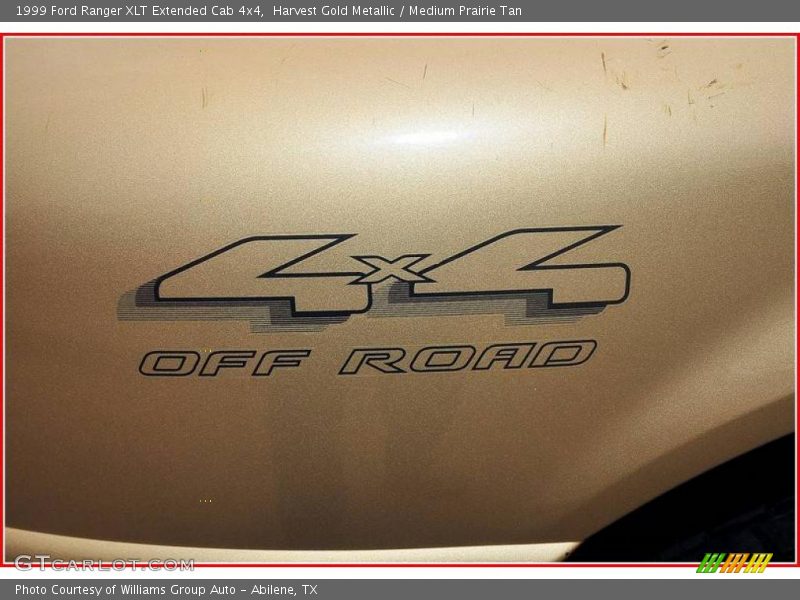 Harvest Gold Metallic / Medium Prairie Tan 1999 Ford Ranger XLT Extended Cab 4x4