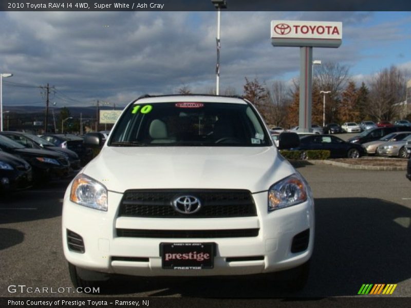 Super White / Ash Gray 2010 Toyota RAV4 I4 4WD