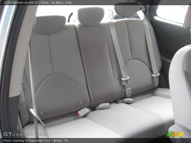 Ice Blue / Gray 2010 Hyundai Accent GS 3 Door