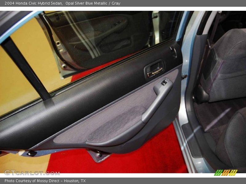 Opal Silver Blue Metallic / Gray 2004 Honda Civic Hybrid Sedan