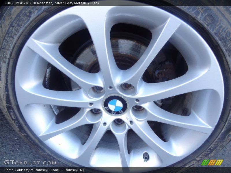 Silver Grey Metallic / Black 2007 BMW Z4 3.0i Roadster