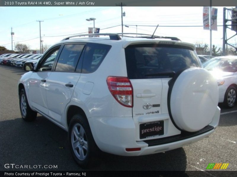 Super White / Ash Gray 2010 Toyota RAV4 I4 4WD
