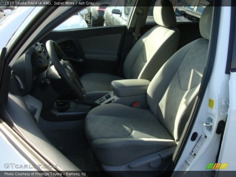 Super White / Ash Gray 2010 Toyota RAV4 I4 4WD
