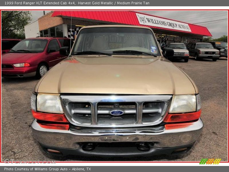 Harvest Gold Metallic / Medium Prairie Tan 1999 Ford Ranger XLT Extended Cab 4x4