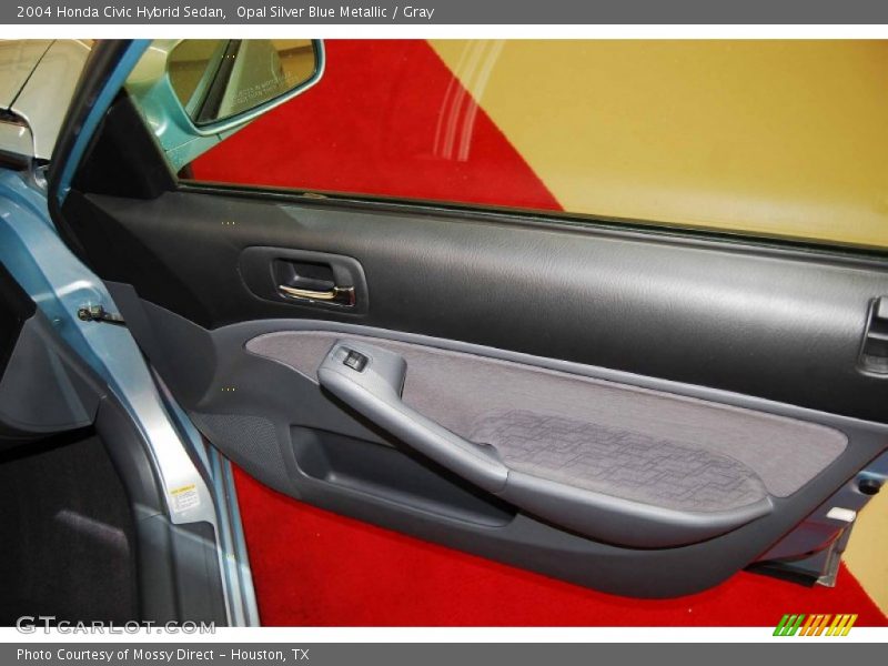 Opal Silver Blue Metallic / Gray 2004 Honda Civic Hybrid Sedan