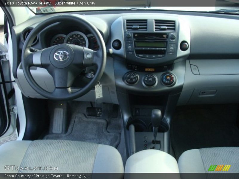Super White / Ash Gray 2010 Toyota RAV4 I4 4WD
