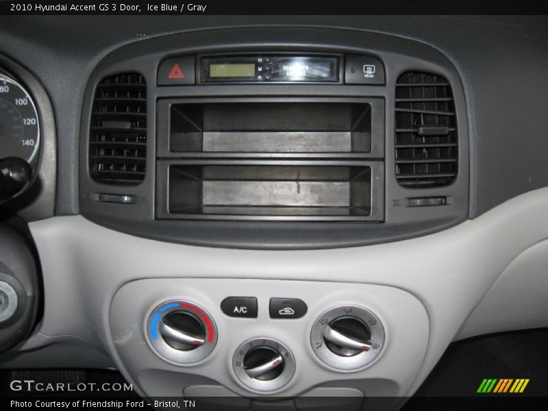 Ice Blue / Gray 2010 Hyundai Accent GS 3 Door