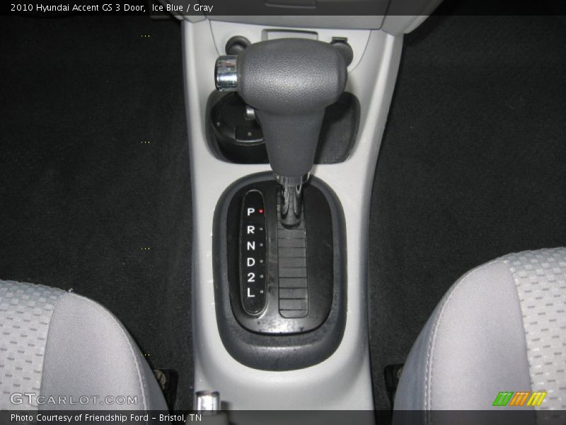 Ice Blue / Gray 2010 Hyundai Accent GS 3 Door