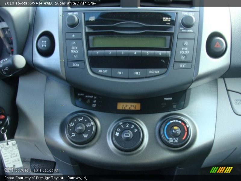 Super White / Ash Gray 2010 Toyota RAV4 I4 4WD